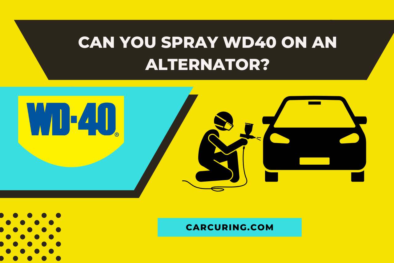 Can you Spray WD40 on an Alternator